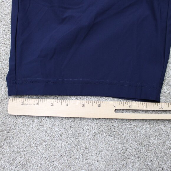 Callaway Shorts NWT Mens 33 Blue Opti-Dri Golf Stretch 9" inseam Flat Front - Picture 5 of 12